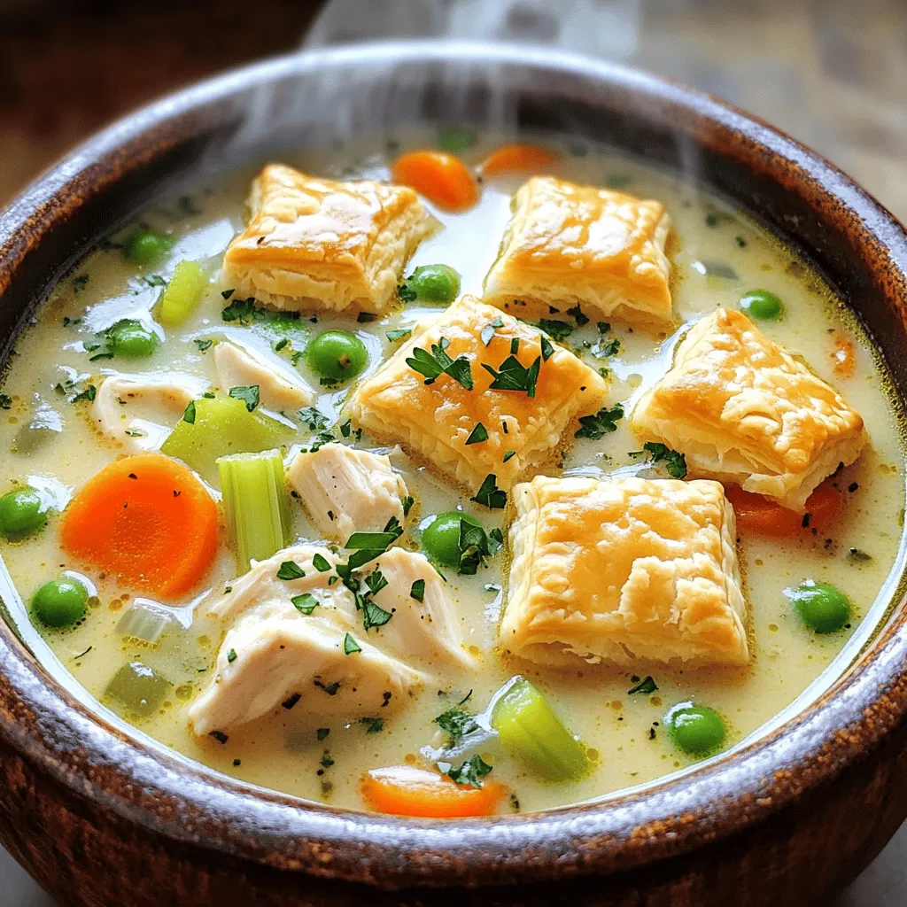 Easy Chicken Pot Pie Soup Comforting and Quick Meal