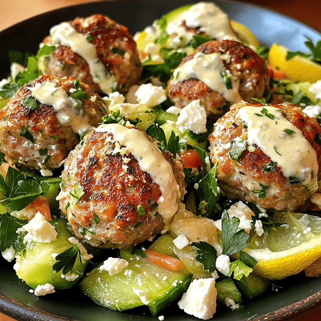 Greek Turkey Meatballs Tasty and Healthy Recipe