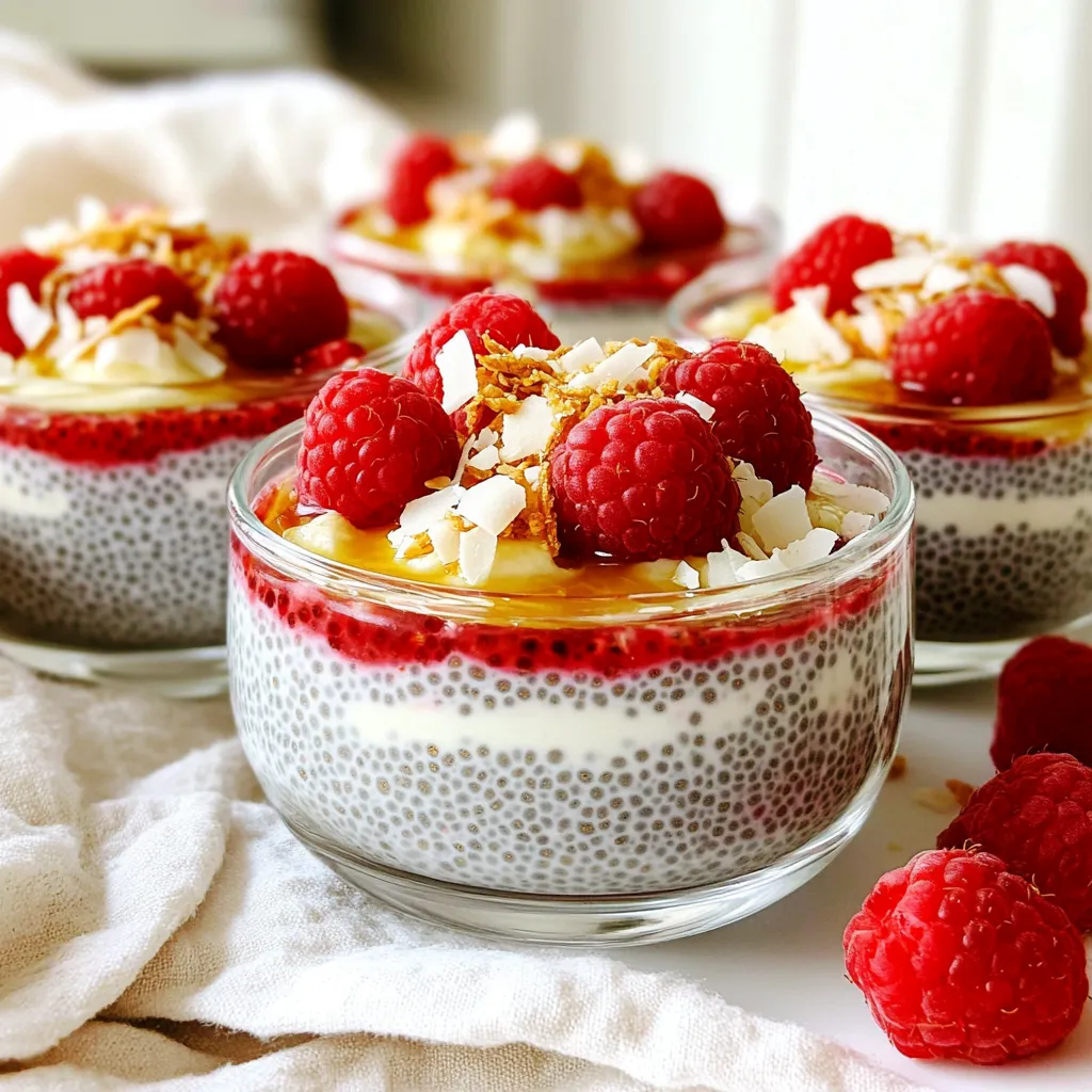 Coconut Raspberry Chia Pudding Delightful and Easy