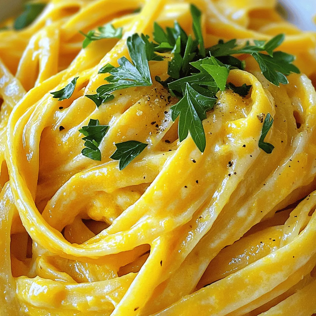 Creamy Butternut Squash Alfredo Pasta Delight