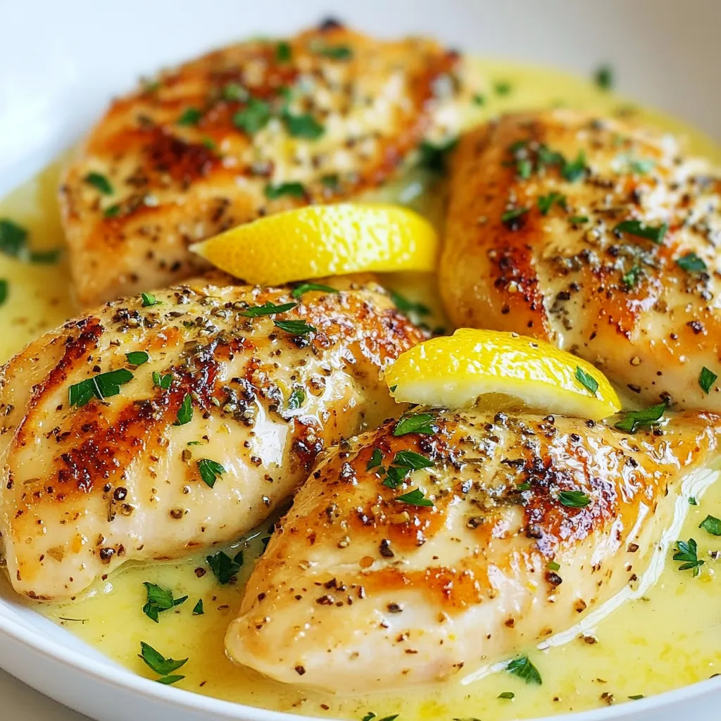 Creamy Lemon Garlic Chicken Smooth and Savory Recipe