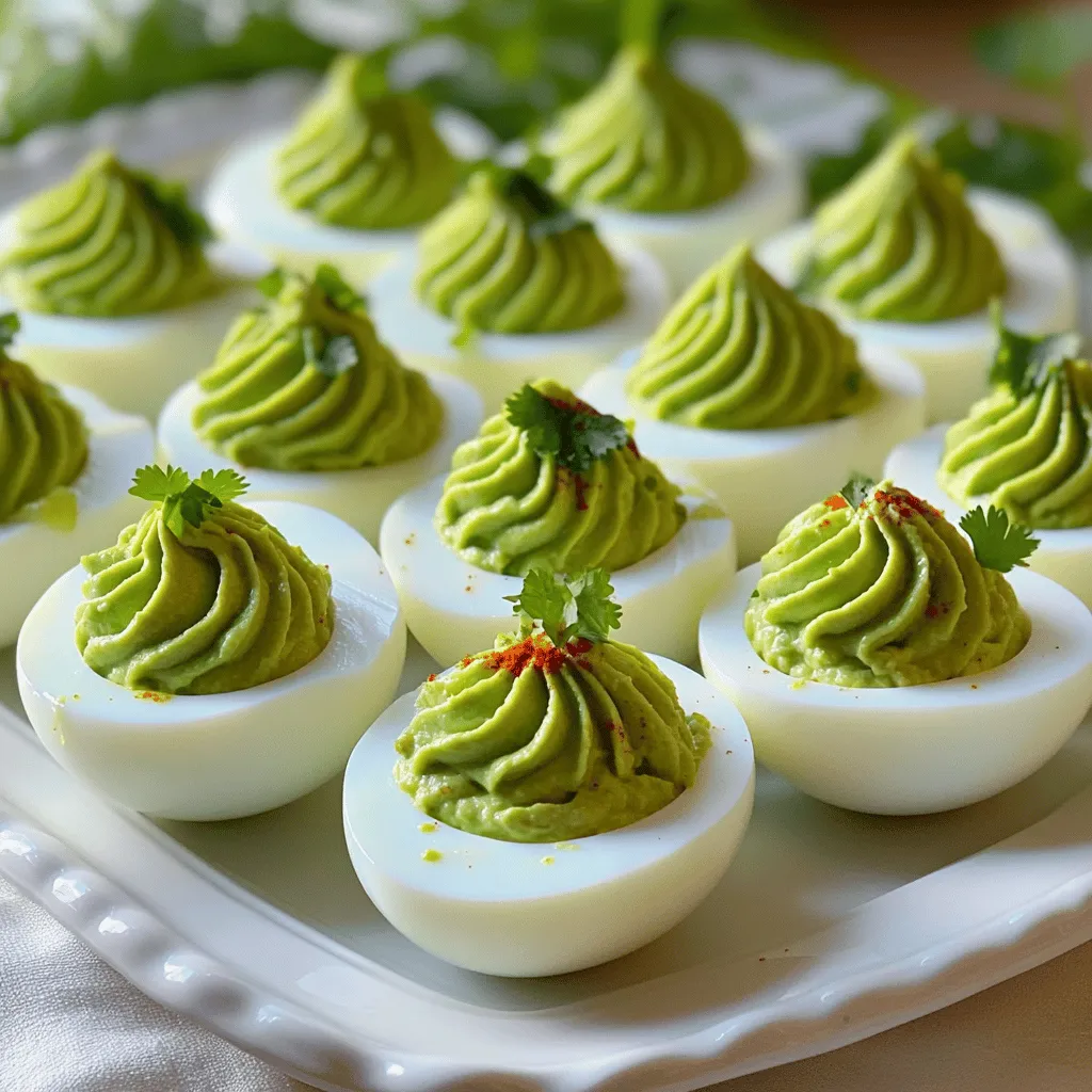 Avocado Lime Deviled Eggs Fresh and Flavorful Recipe