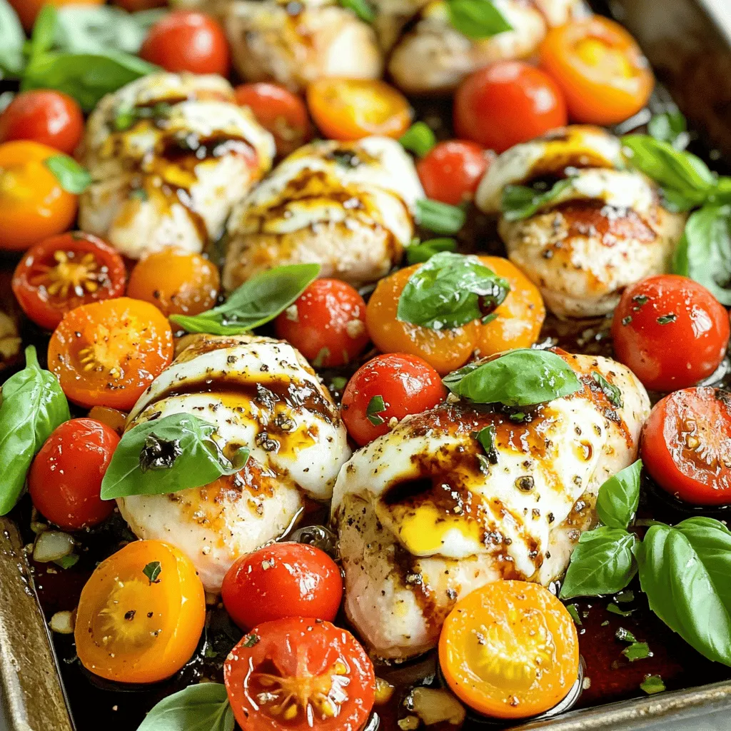 Sheet Pan Italian Chicken Caprese Flavorful Delight