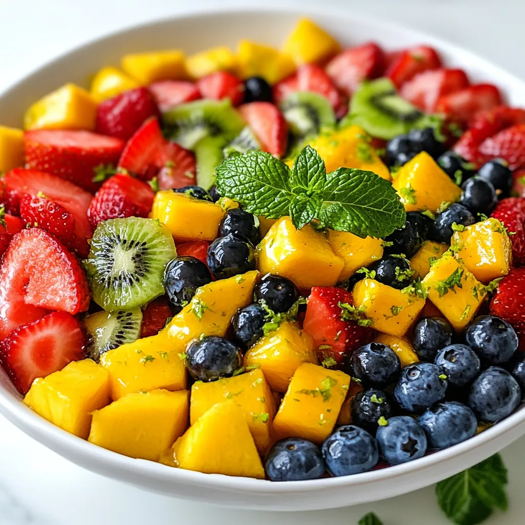 Honey Lime Fruit Salad Fresh and Flavorful Delight