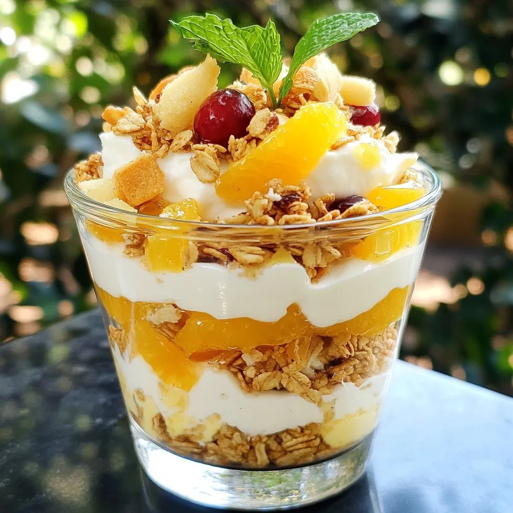 Cranberry Orange Yogurt Parfait Irresistible Treat