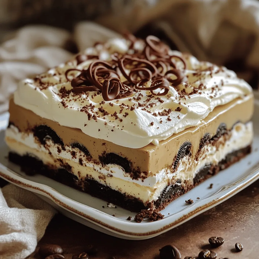 Mocha Oreo Icebox Cake Tempting No-Bake Delight