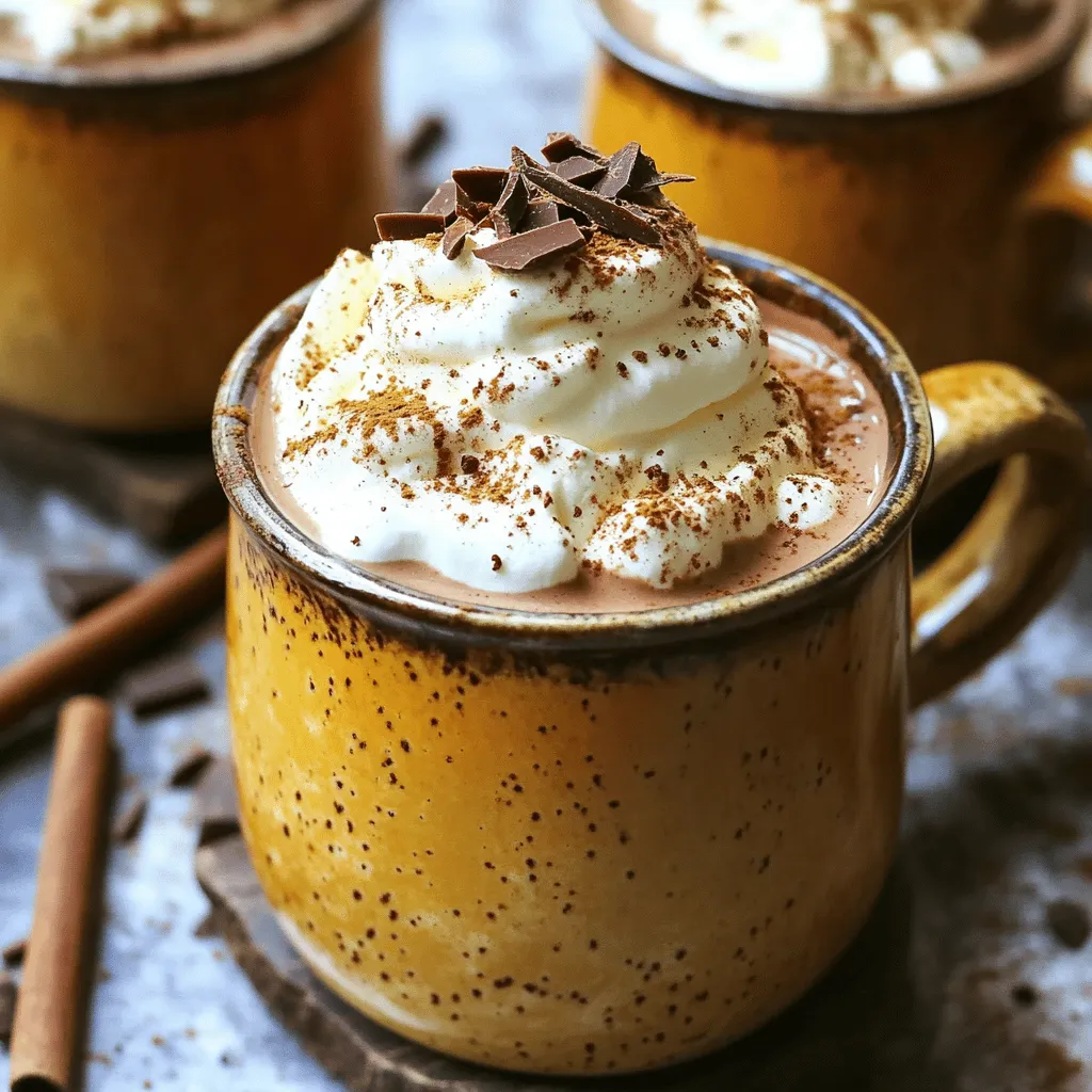 Slow Cooker Pumpkin Spice Hot Chocolate Delight