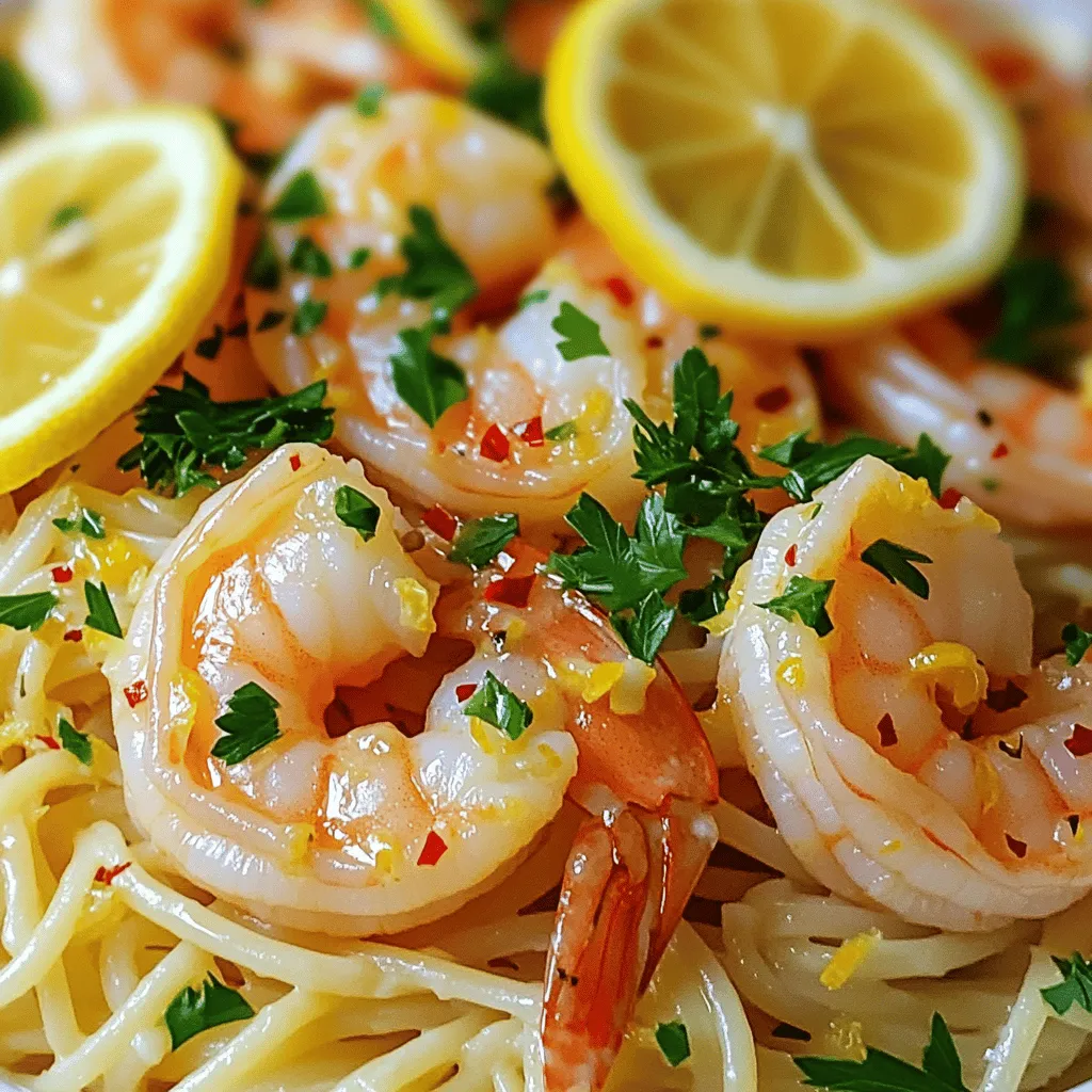 Lemon Garlic Shrimp Scampi Flavorful and Quick Meal