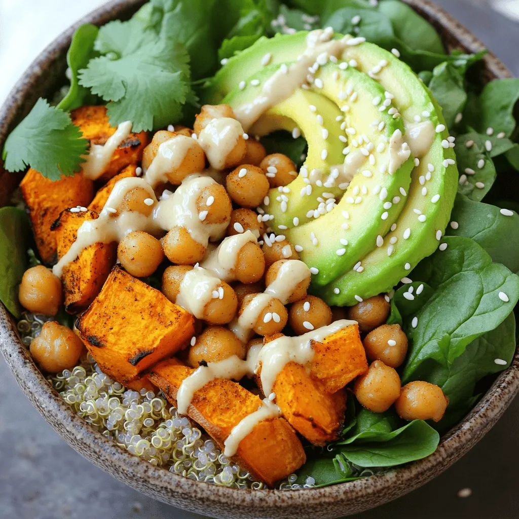 Sweet Potato Chickpea Buddha Bowl Nourishing Meal