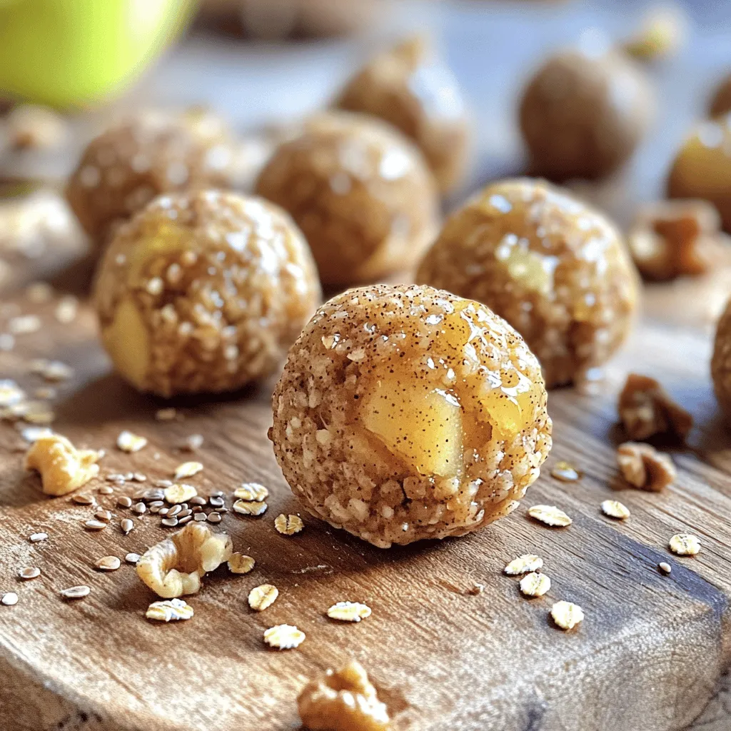 Apple Cinnamon Energy Bites Energizing Snack Recipe