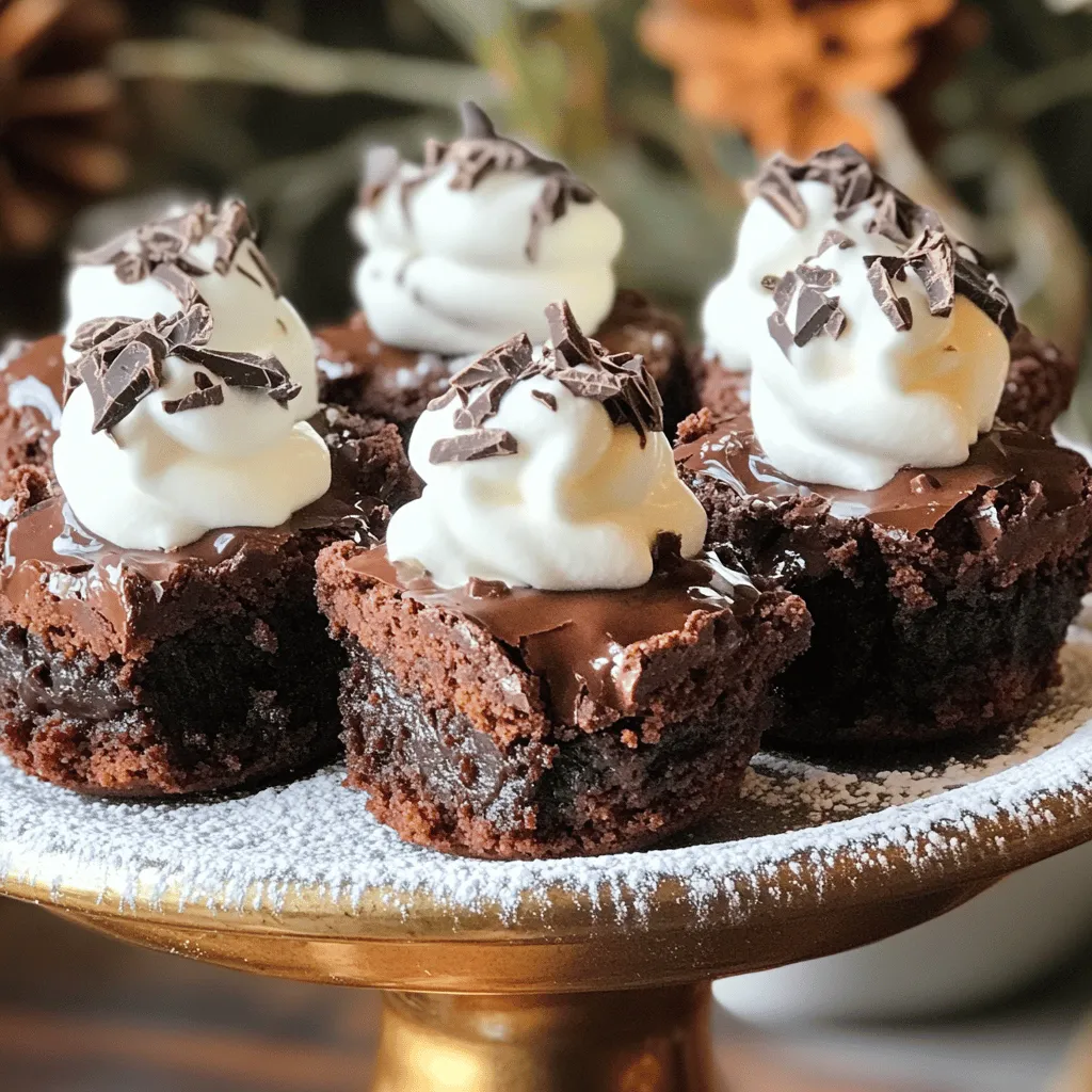 Triple Chocolate Brownie Bites Rich and Decadent Treat