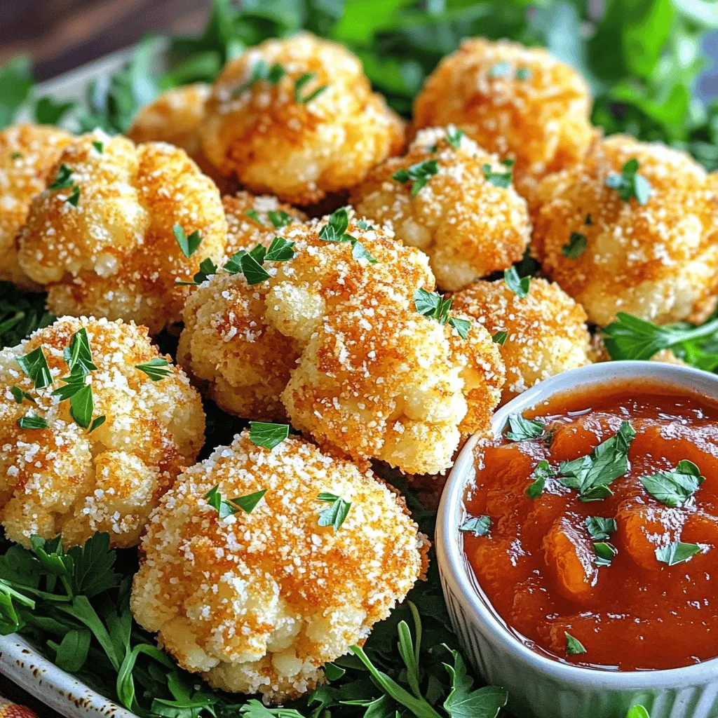 Crispy Parmesan Cauliflower Bites Simple and Tasty Snack