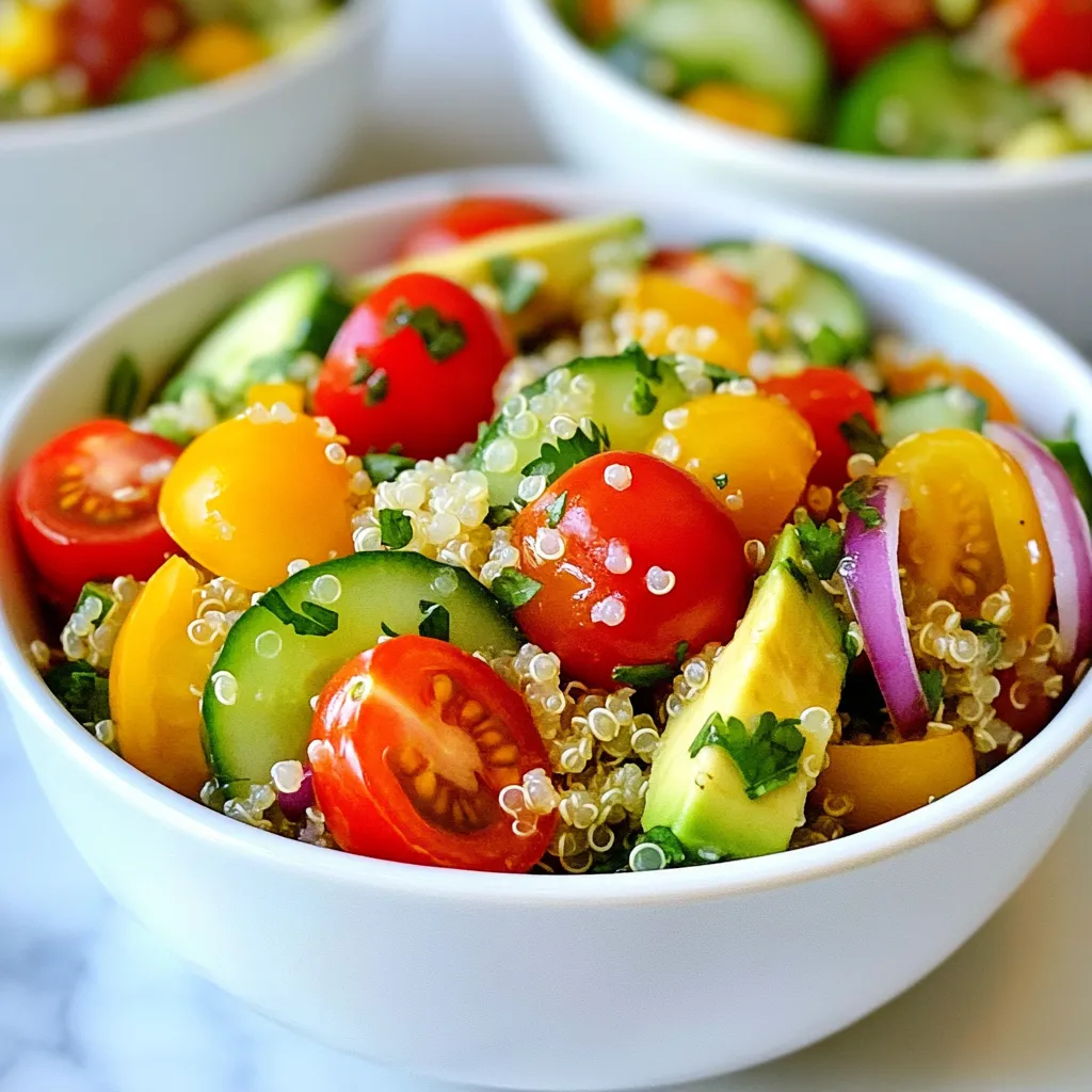 Honey Lime Quinoa Salad Fresh and Flavorful Treat