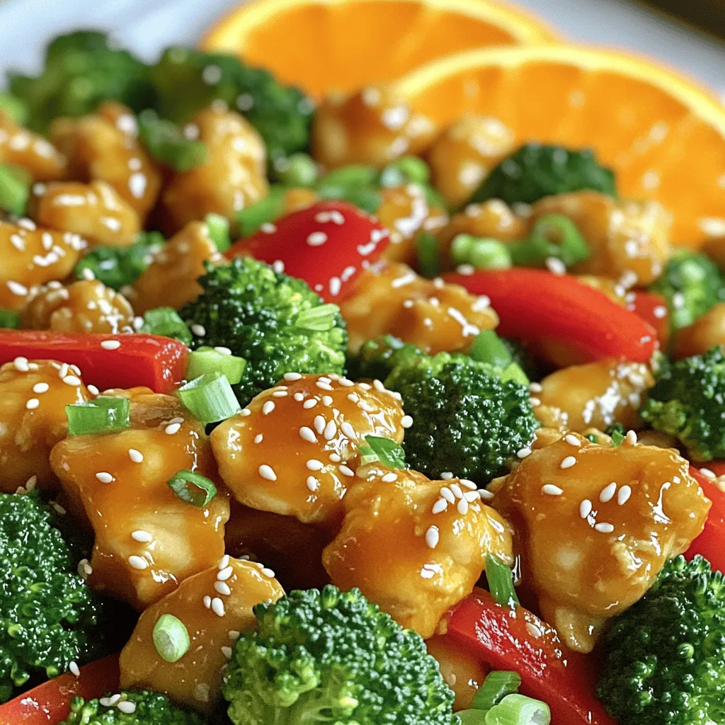 Orange Sesame Chicken Stir Fry Flavorful and Easy Dish