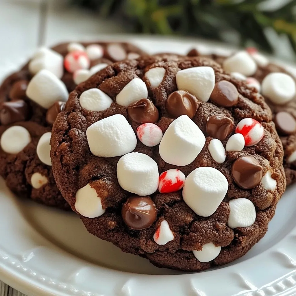 Peppermint Hot Chocolate Cookies Irresistible Treat