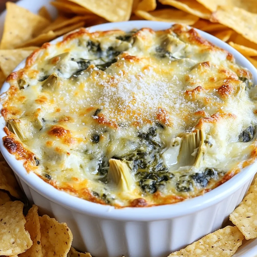 Cheesy Spinach Artichoke Dip Savory and Simple Delight