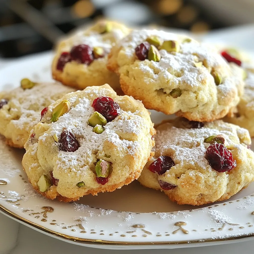 Cranberry Pistachio Cookies Delightful Treat Recipe