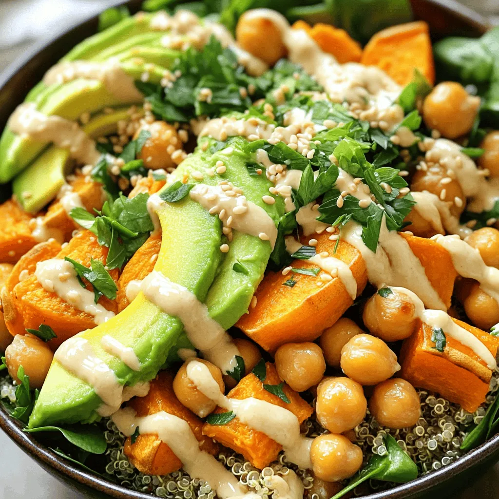 Sweet Potato Chickpea Buddha Bowls Healthy Delight
