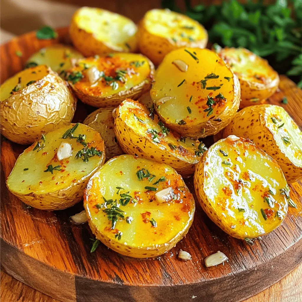 Garlic Herb Roasted Potatoes Simple and Flavorful Dish