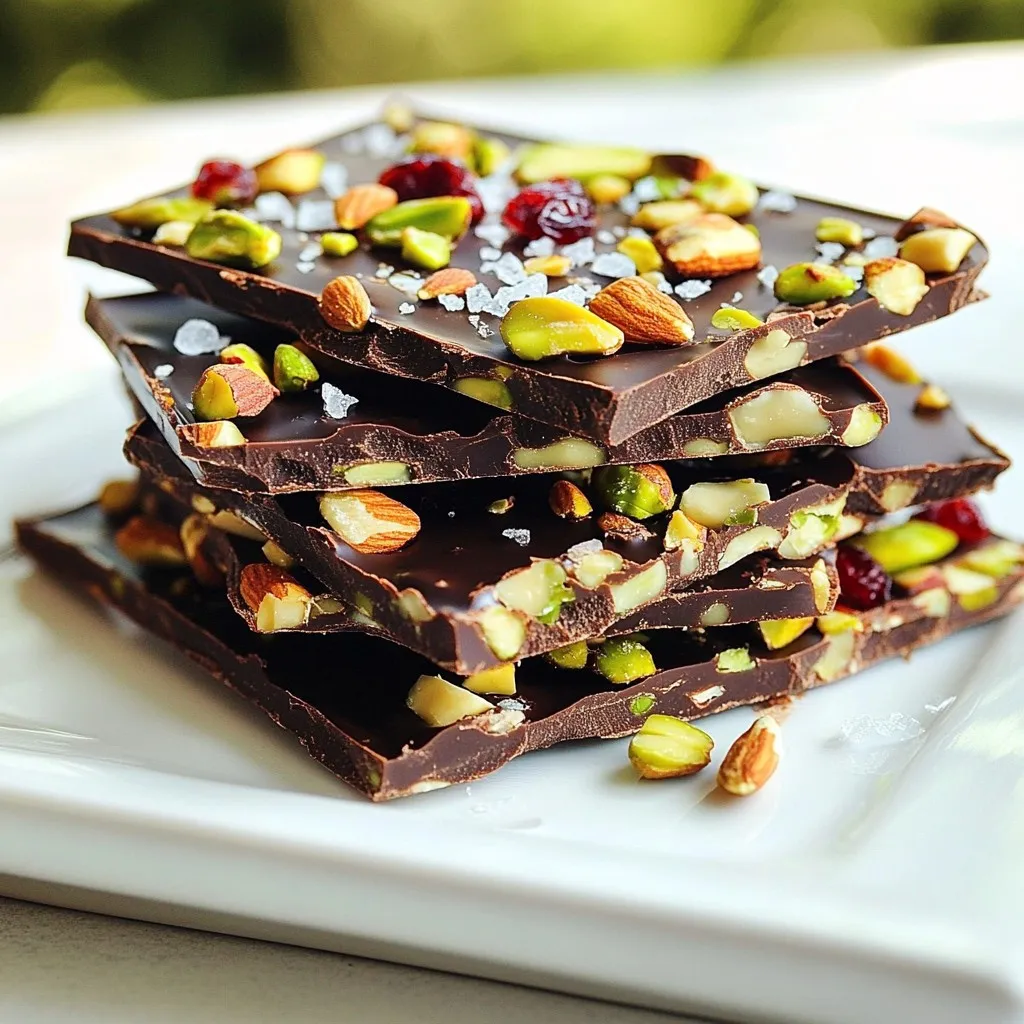 Dark Chocolate Sea Salt Bark Irresistible Treat