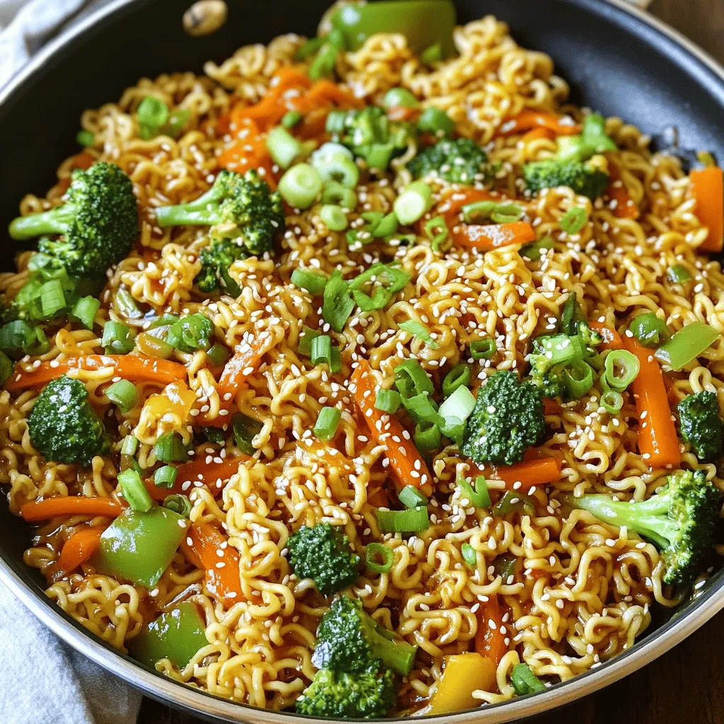 TikTok Ramen Stir Fry Quick and Tasty Meal Idea