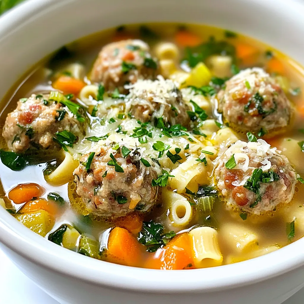 Italian Wedding Soup Hearty and Flavorful Delight