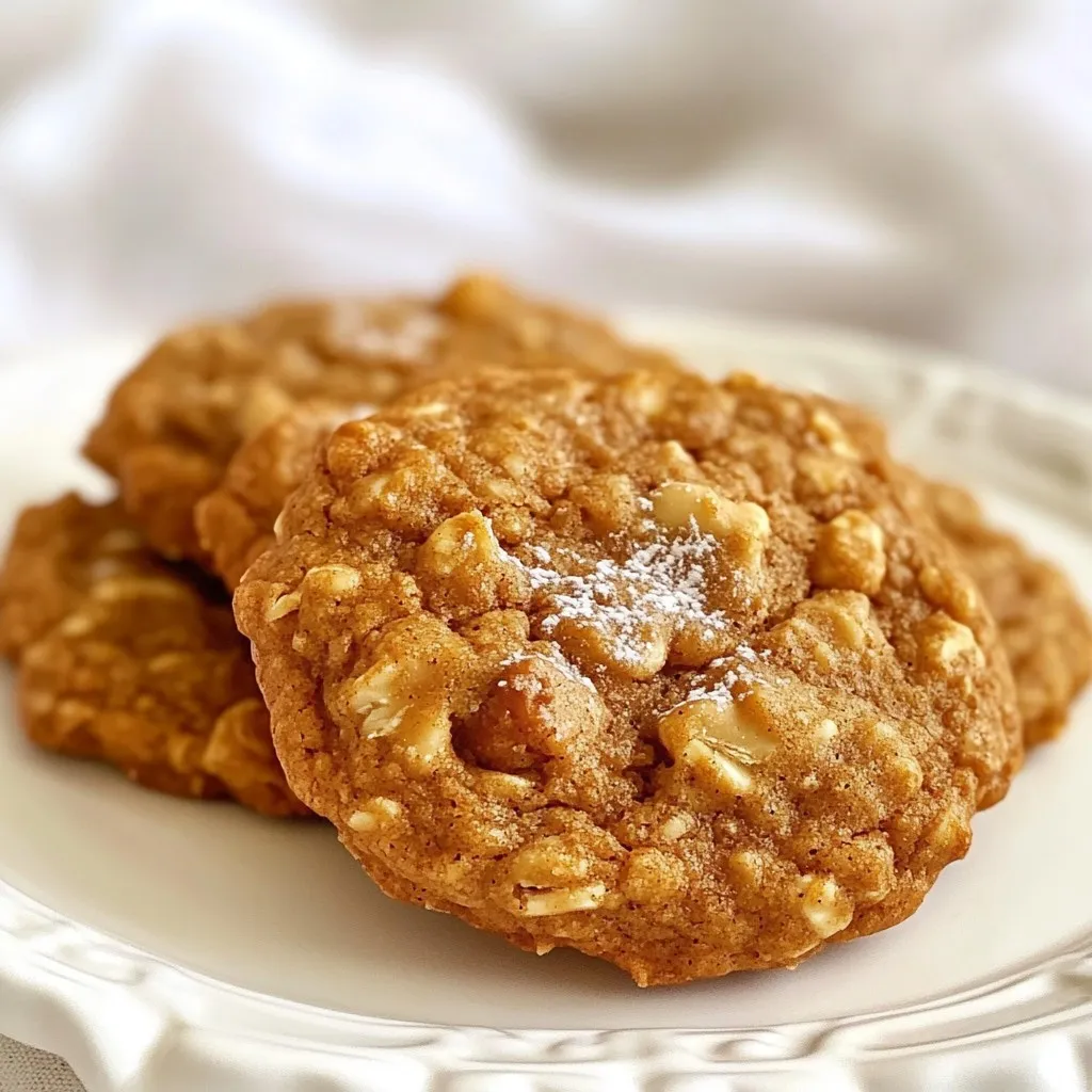 Pumpkin Spice Oatmeal Cookies Cozy and Comforting Treat