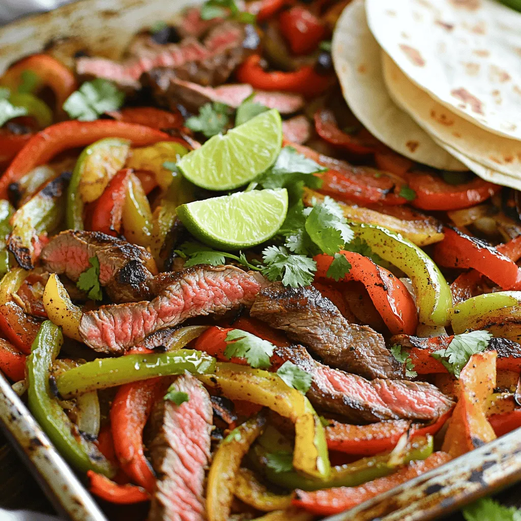 Sheet Pan Steak Fajitas Flavorful and Easy Meal