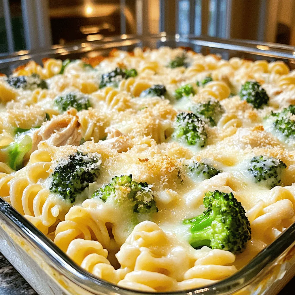 Chicken and Broccoli Alfredo Bake Easy Comfort Food