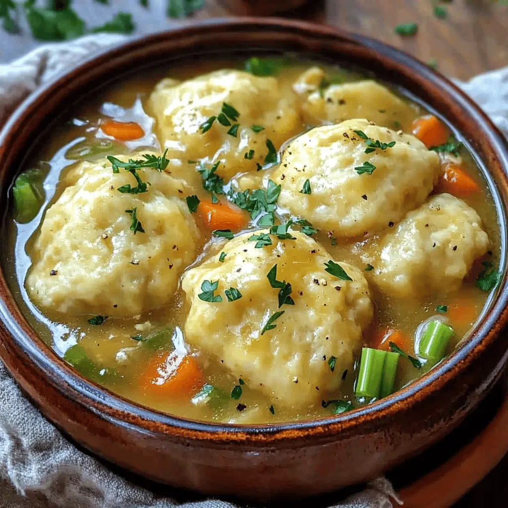 Easy Chicken and Dumplings Simple Comforting Meal