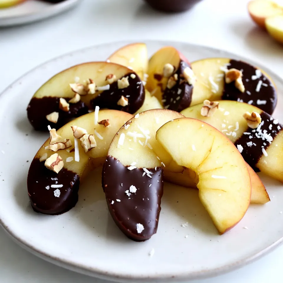 Chocolate Covered Apple Slices Simple and Tasty Treat