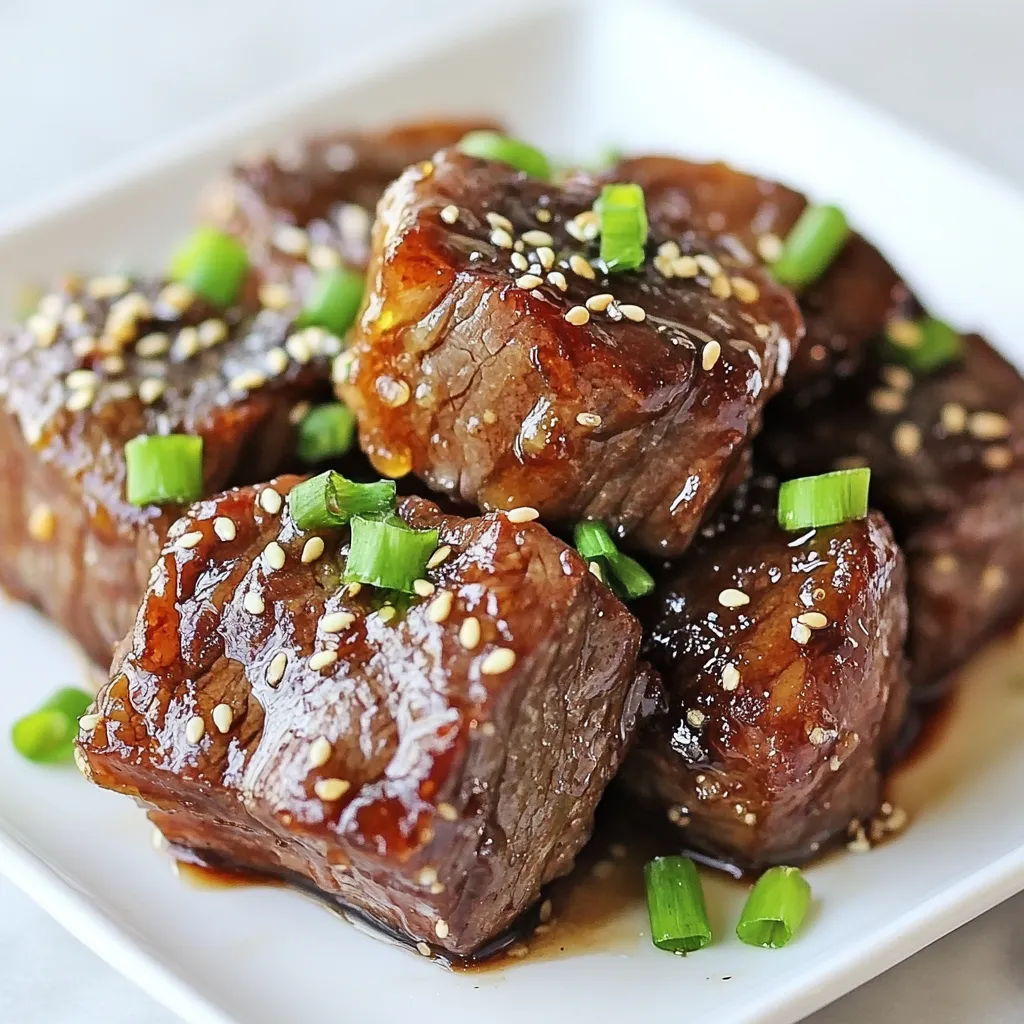 Honey Garlic Steak Bites Flavorful Snack Recipe