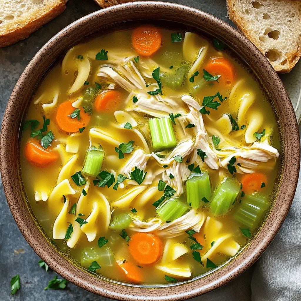 Classic Chicken Noodle Soup Savory Comfort Recipe