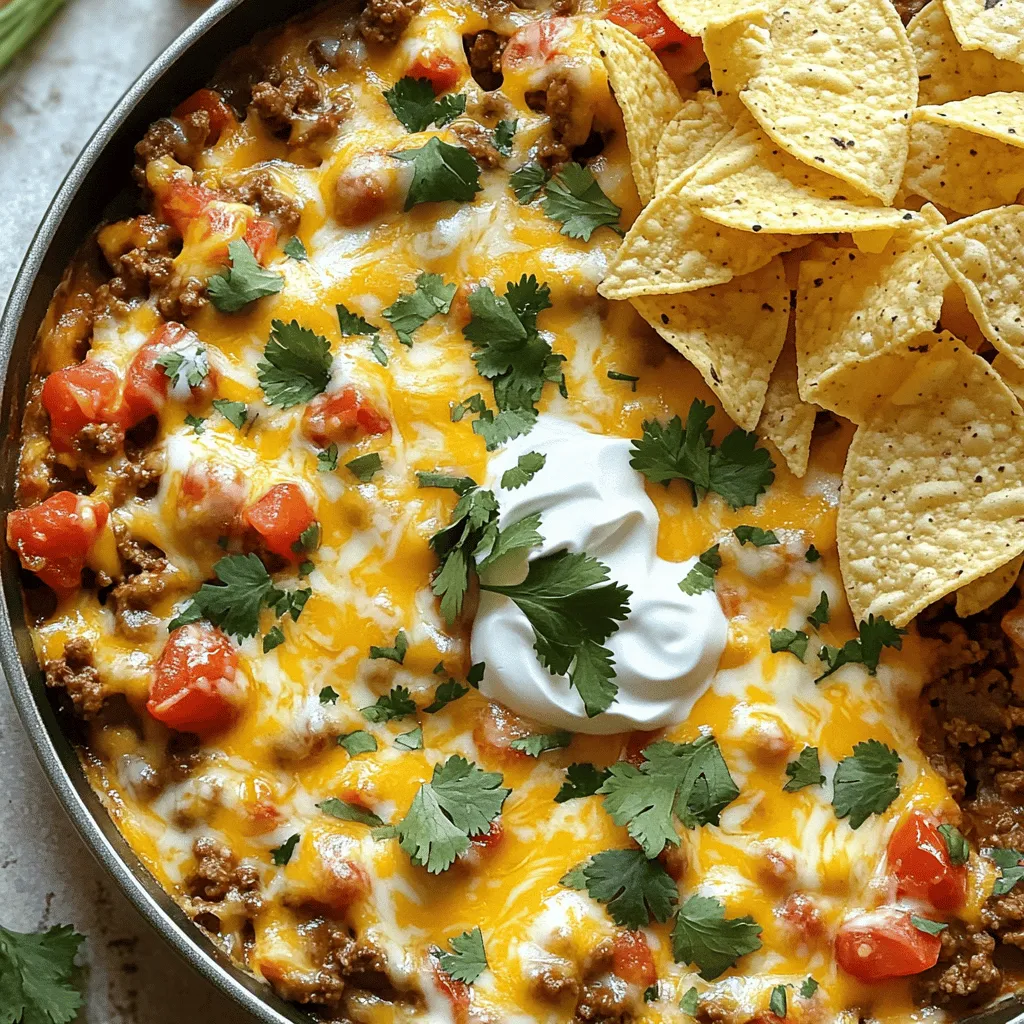 Loaded Cheesy Taco Skillet Flavorful and Easy Meal