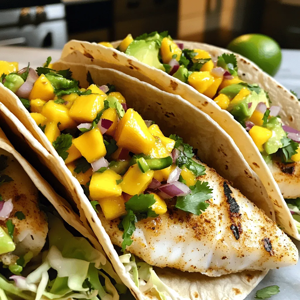 Mango Salsa Fish Tacos Flavorful and Easy Recipe