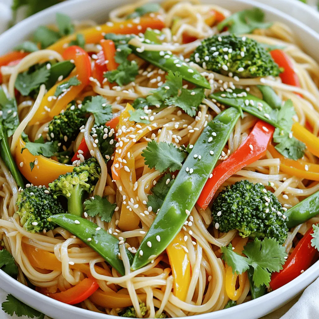 Ginger Garlic Noodle Stir Fry Tasty and Easy Meal