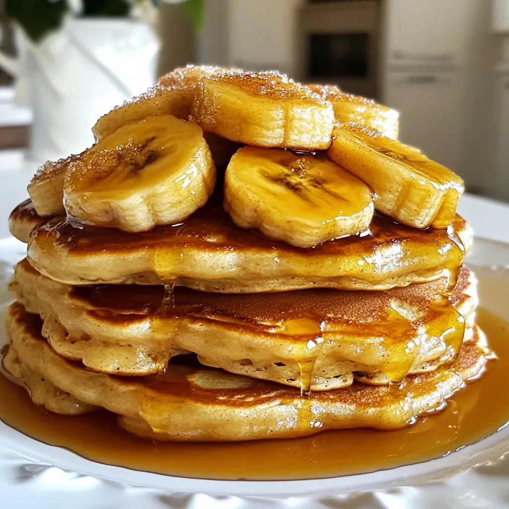 Caramelized Banana Pancakes Delightful and Easy Recipe