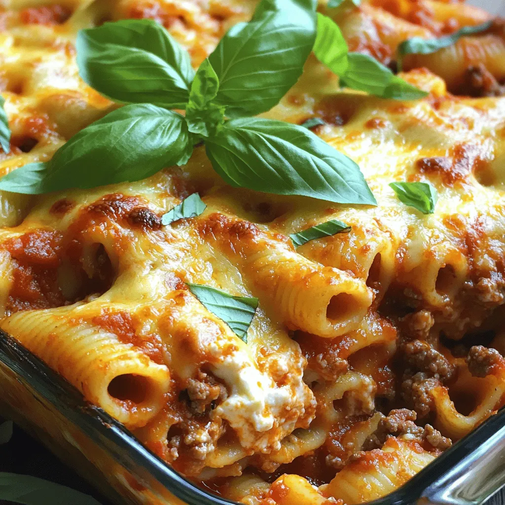 Classic Baked Ziti Comforting and Flavorful Recipe
