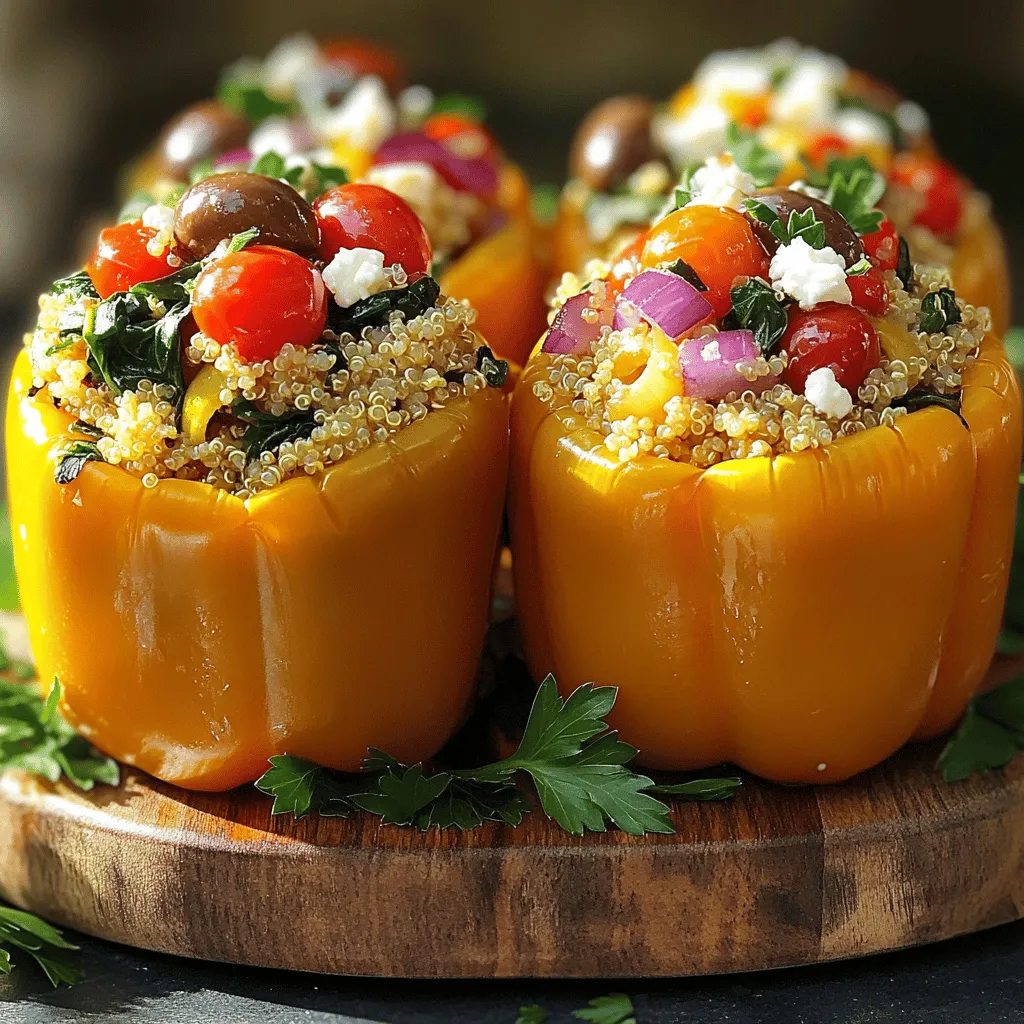 Greek Stuffed Peppers Tasty and Simple Recipe Guide