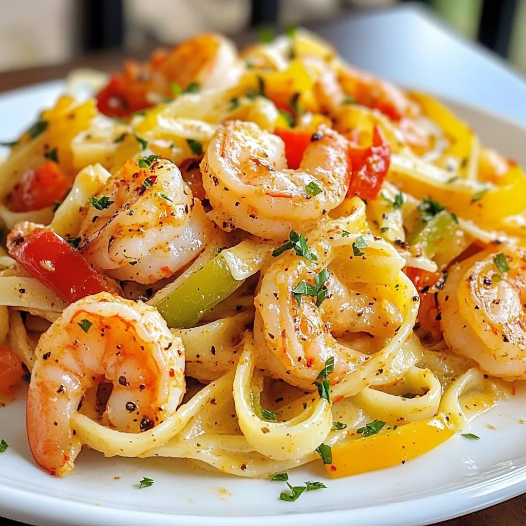 Creamy Cajun Shrimp Pasta Flavorful Dinner Delight