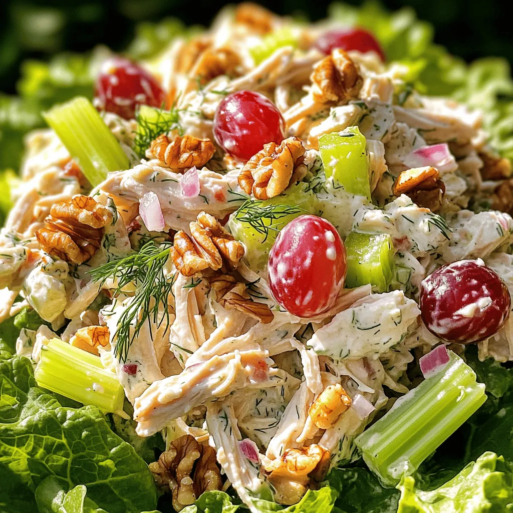 Greek Yogurt Chicken Salad Refreshing and Easy Recipe