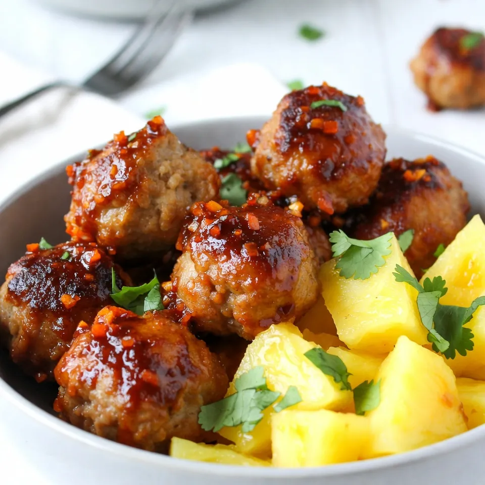 Sweet Chili Pineapple Meatballs Flavorful Party Treat