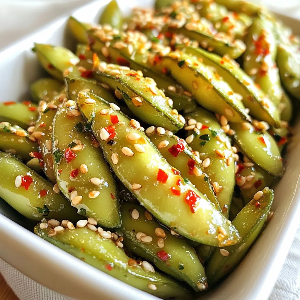 Spicy Garlic Edamame Flavorful and Easy Appetizer