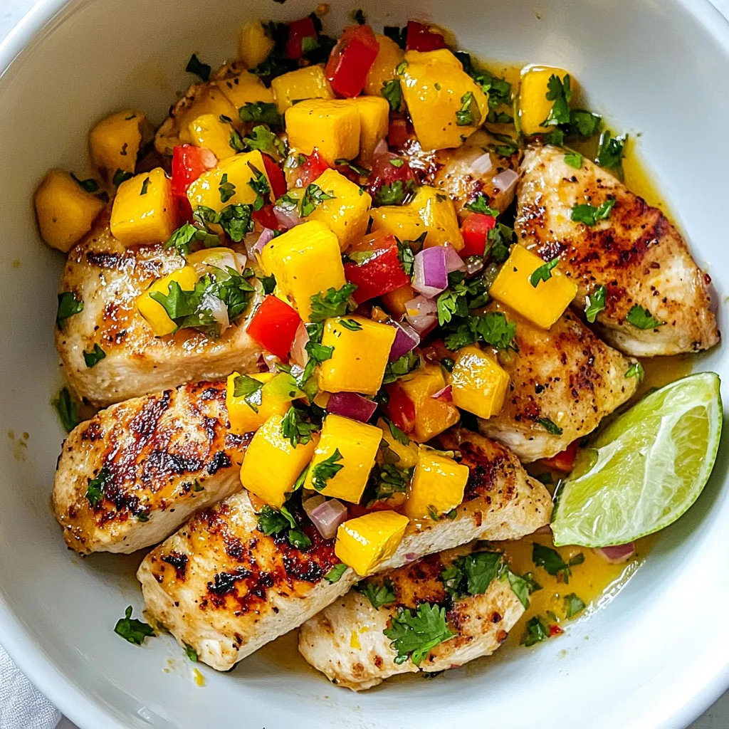 Mouthwatering Mango Salsa Chicken Easy Flavorful Dish