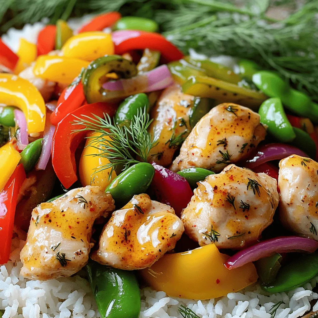 Pickle Ranch Chicken and Veggie Stir Fry Delight