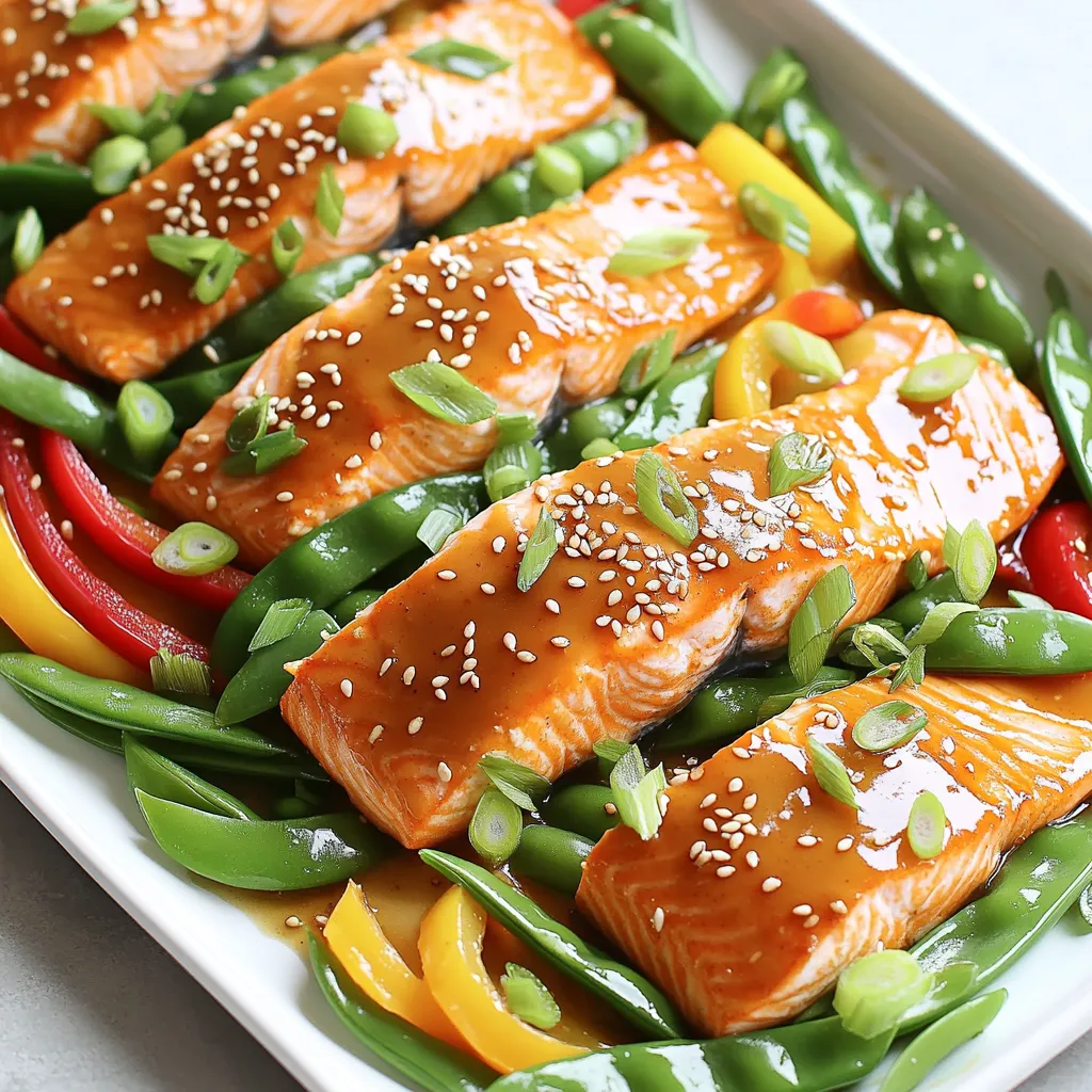 Sheet-Pan Sesame Ginger Salmon Quick and Tasty Meal
