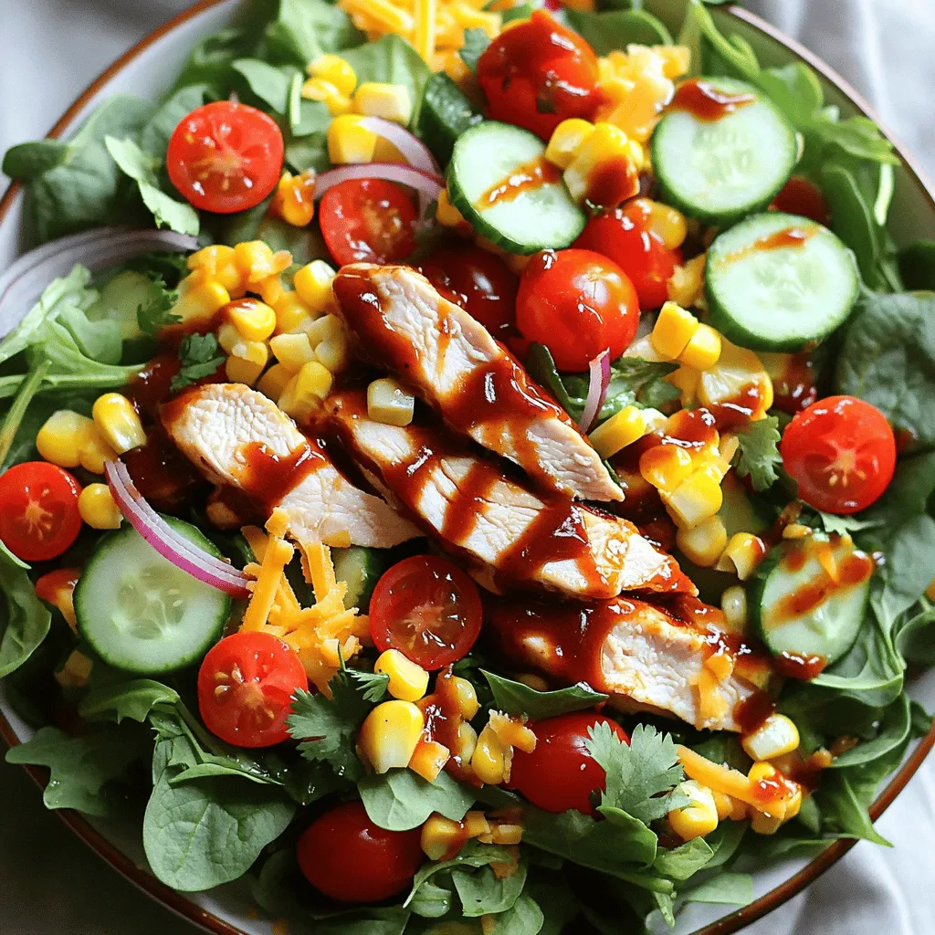 BBQ Ranch Chicken Salad Flavorful and Easy Recipe