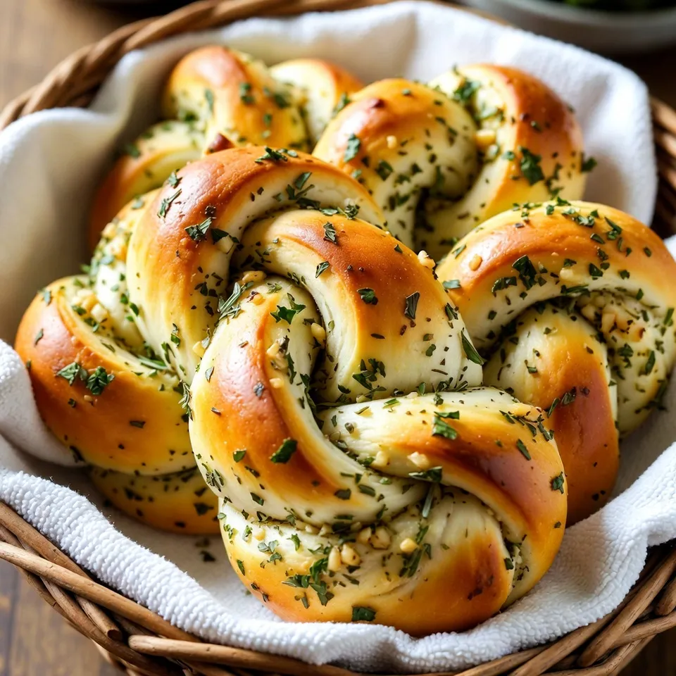 Garlic Herb Dinner Knots Tasty and Easy Recipe
