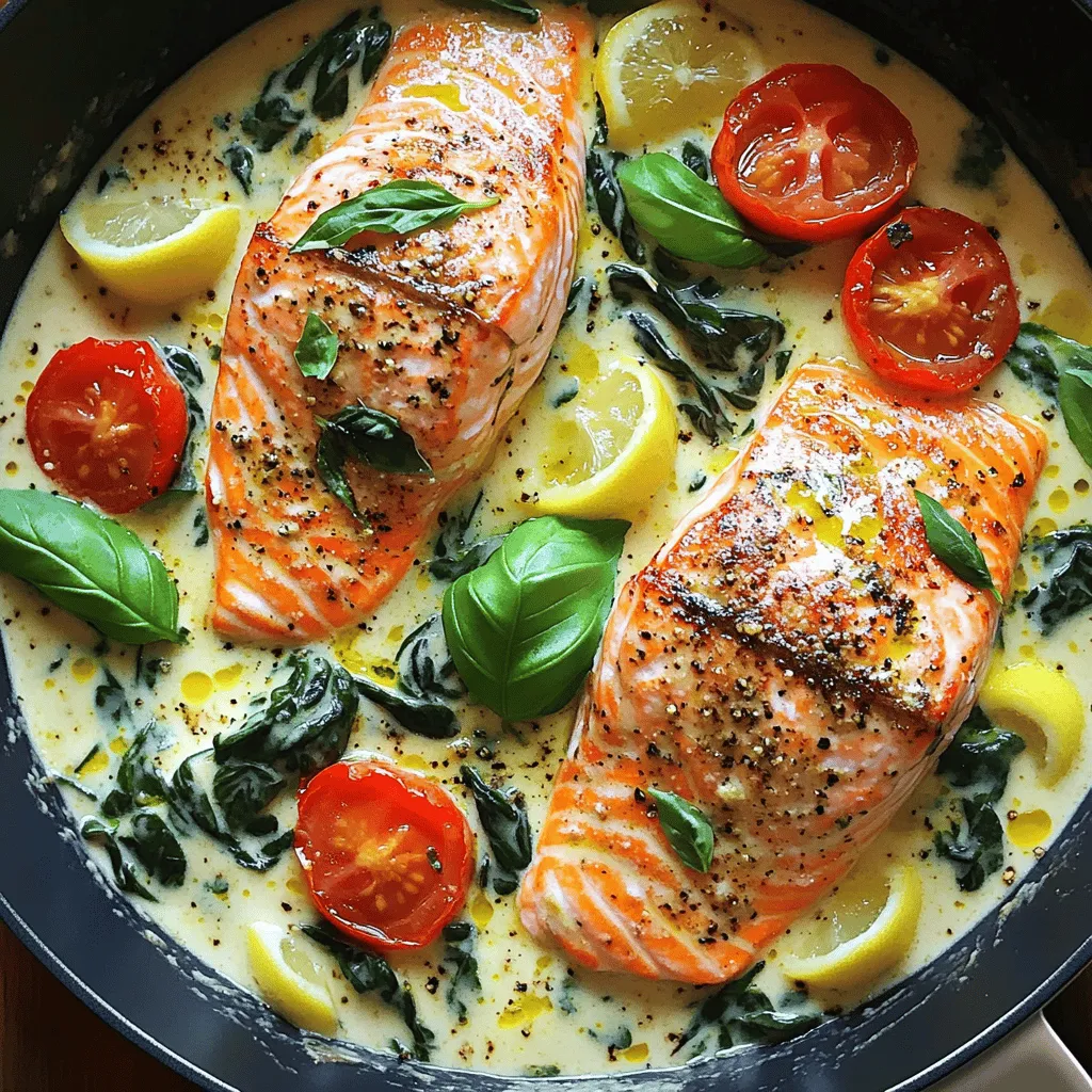 Creamy Tuscan Salmon Skillet Simple Flavorful Dish