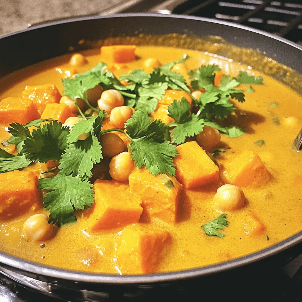 Sweet Potato Chickpea Curry Bold and Flavorful Dish